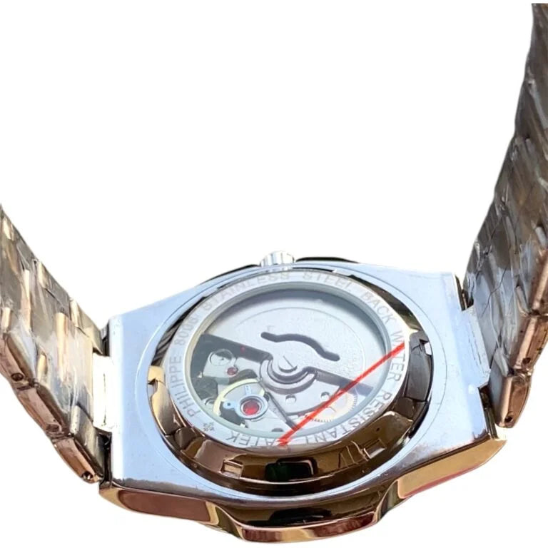 PP Skeleton Swiss Movement Stainless Men’s Watch