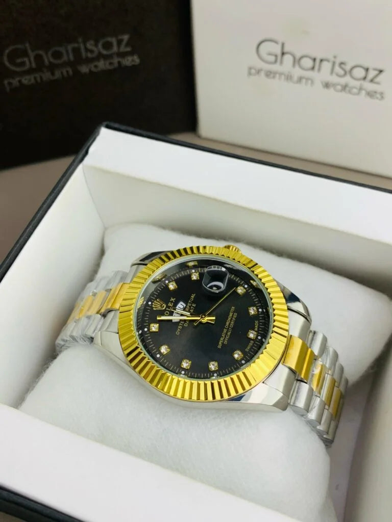 RLX Day Date Men’s Watch – Fluted Bezel & Jubilee Bracelet