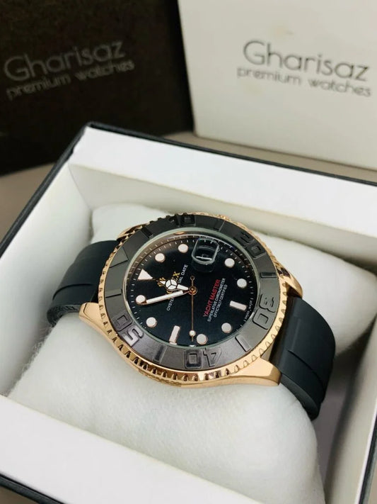 The RLX Yacht – 40mm Black Gold Men’s Watch