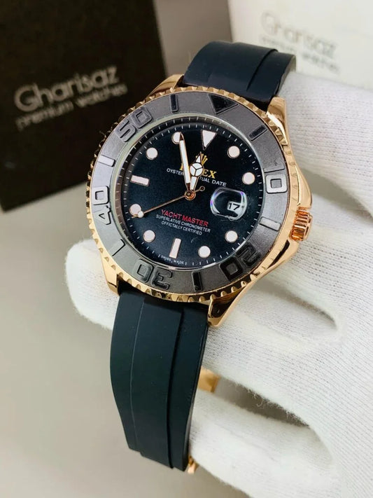 The RLX Yacht – 40mm Black Gold Men’s Watch