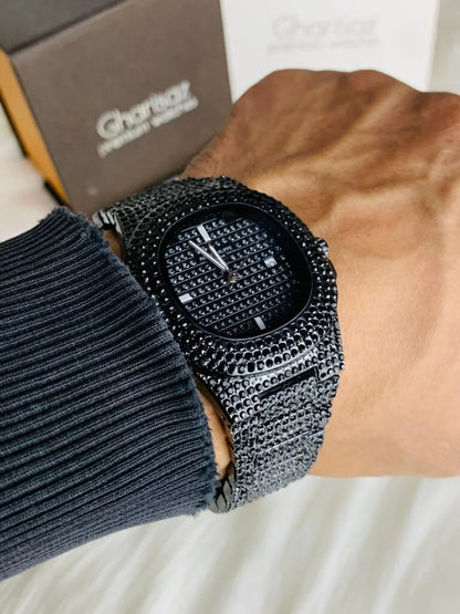 PP Nautilus Premium Black Diamond Men’s Watch – Limited edition