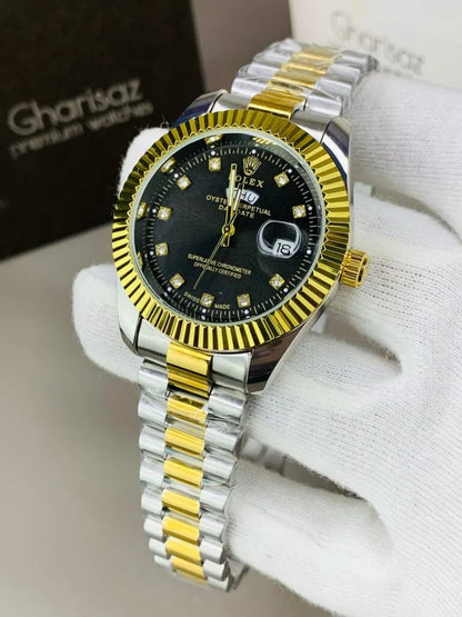 RLX Day Date Men’s Watch – Fluted Bezel & Jubilee Bracelet