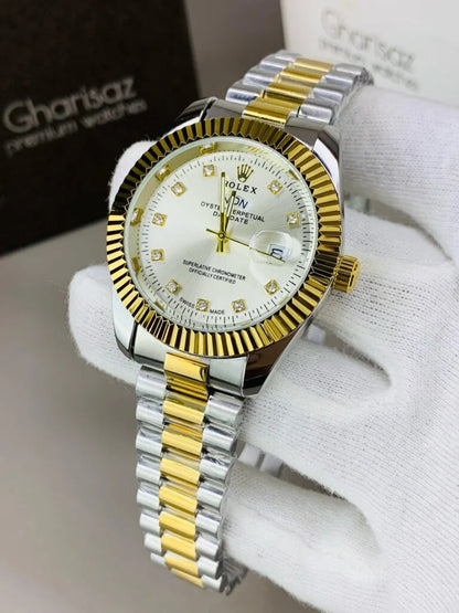 RLX Day Date Men’s Watch – Fluted Bezel & Jubilee Bracelet